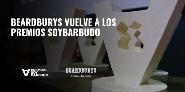 VOLVEMOS A LOS PREMIOS SOYBARBUDO 2023. NOMINADOS COMO MEJORES PRODUCTOS DE CUIDADO MASCULINO